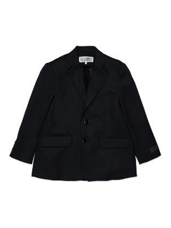 MM6 MAISON MARGIELA: カジュアルジャケット - カジュアルジャケット - 黒