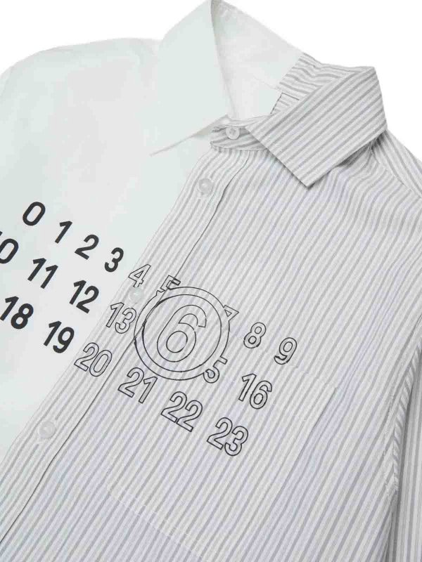 The Best Shops MM6 MAISON MARGIELA: シャツ - シャツ - 白