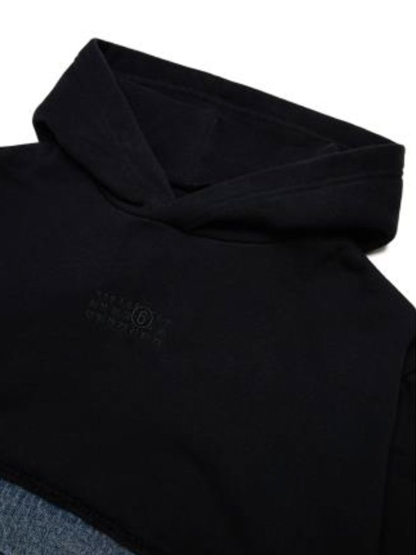 The Best Shops MM6 MAISON MARGIELA: スウェット＆セーター - スウェットシャツ/セーター - 黒
