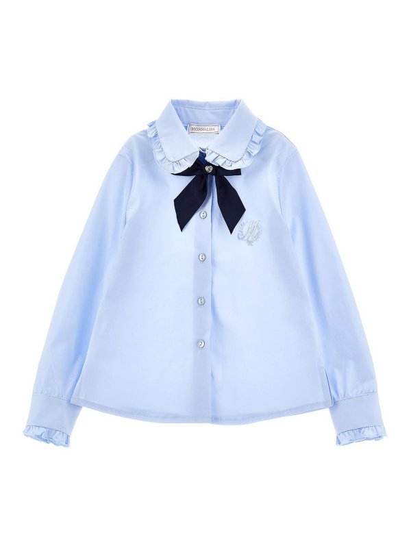 MONNALISA: camicie - Camicia Con Fiocco