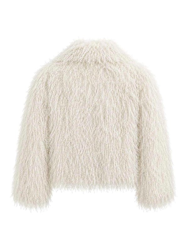M.S.G.M. KIDS: Pelz und Shearling online - Pelz - Creme
