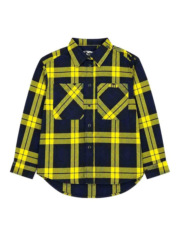M.S.G.M. KIDS: shirts - Checked Shirt