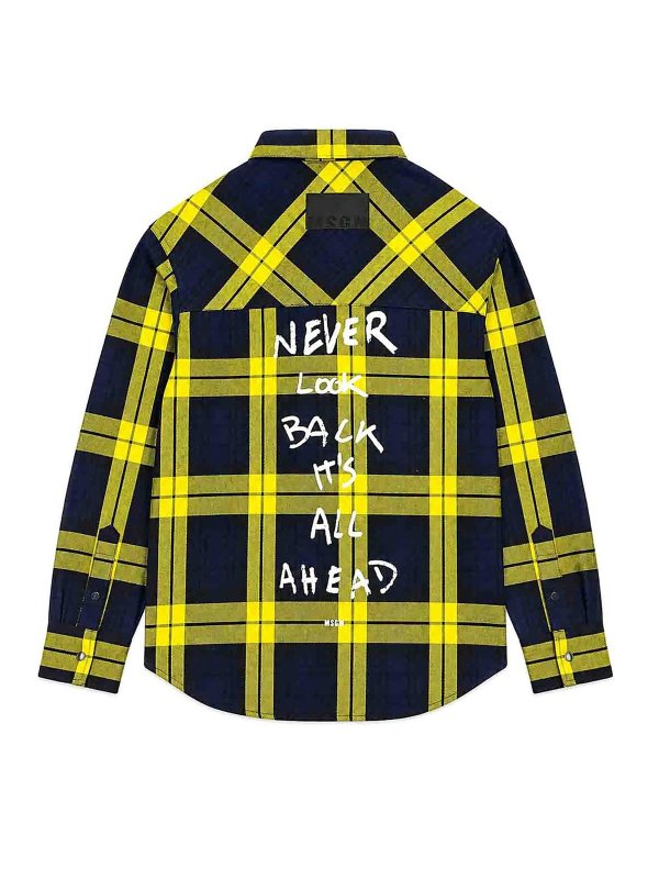 M.S.G.M. KIDS: shirts online - Checked Shirt