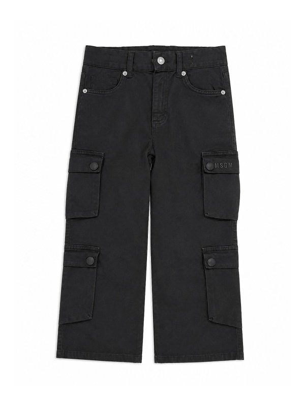 M.S.G.M. KIDS: casual trousers - Cargo Pants
