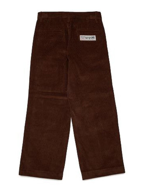 N°21: casual trousers online - Ribbed trousers
