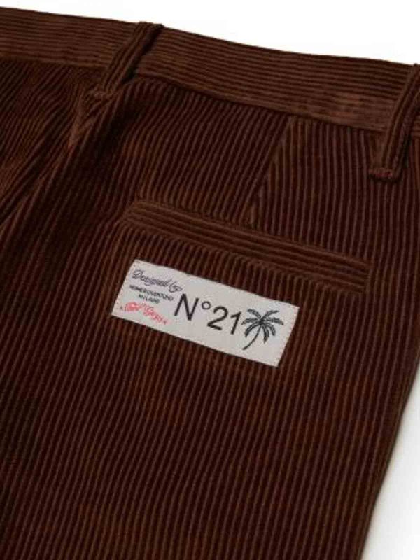 Ribbed trousers shop online: N°21