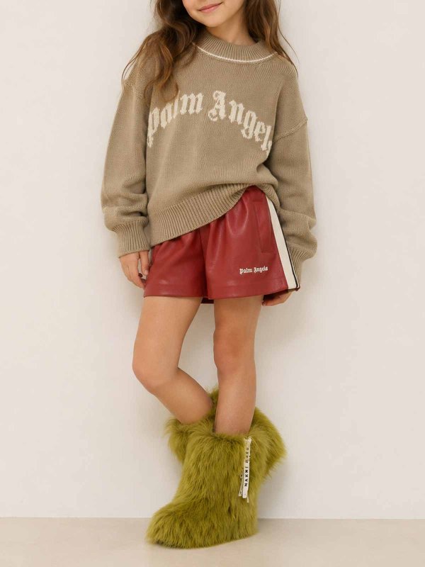 The Best Shops Palm Angels: crew necks - Pullover with logo