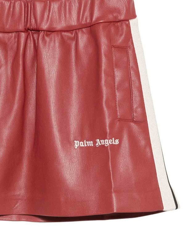 The Best Shops Palm Angels: ニーレングススカート＆ミディ丈 - 膝丈/ミディスカート - ダークレッド