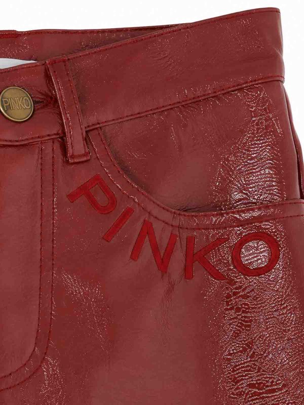 The Best Shops Pinko: カジュアルトラウザー - カジュアルパンツ - 赤