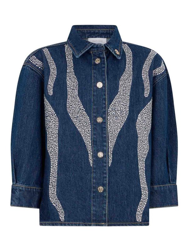 ROBERTO CAVALLI: Hemden - Hemd - Blau