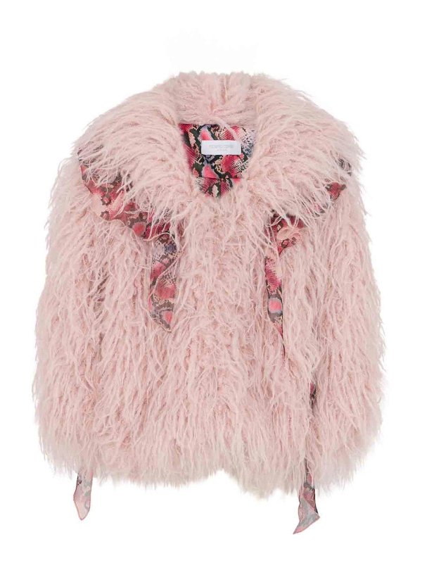ROBERTO CAVALLI: Pelz und Shearling - Pelz - Nude