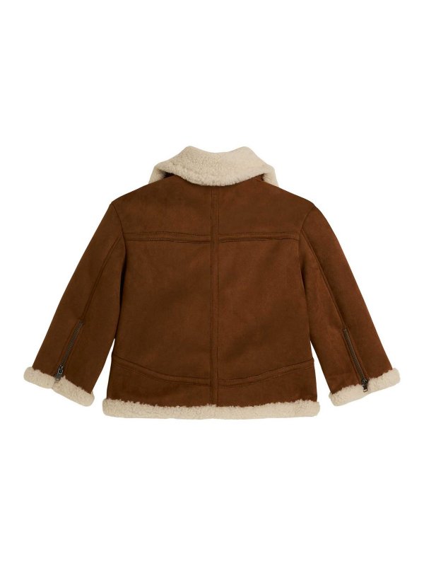 STELLA McCARTNEY: レザーコート online - レザーコート - ブラウン