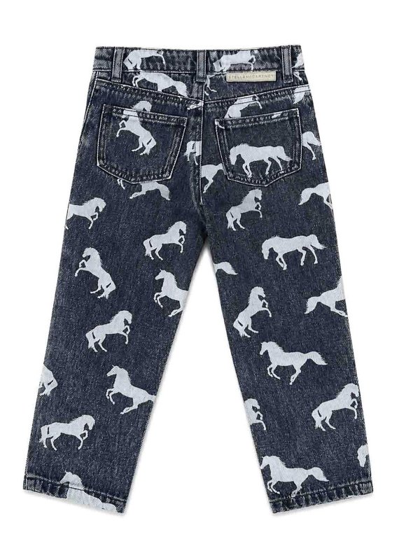 STELLA McCARTNEY: Jeans Rectos online - Vaqueros Rectos - Azul
