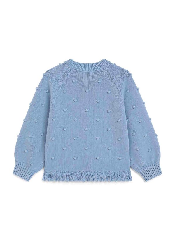STELLA McCARTNEY: crew necks online - Frayed Pullover