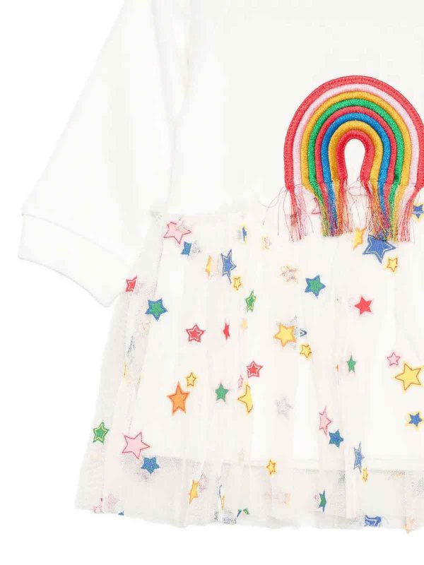 The Best Shops STELLA McCARTNEY: ニーレングスドレス - 膝丈ドレス - クリーム