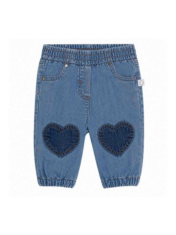 STELLA McCARTNEY: Jeans Rectos - Vaqueros Rectos - Azul