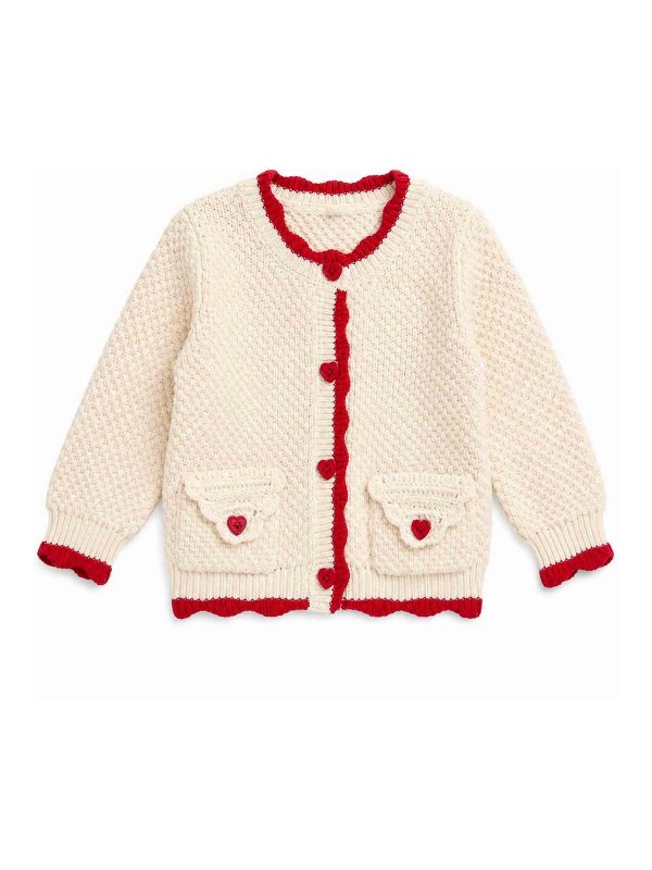 STELLA McCARTNEY: カーディガン - カーディガン - クリーム