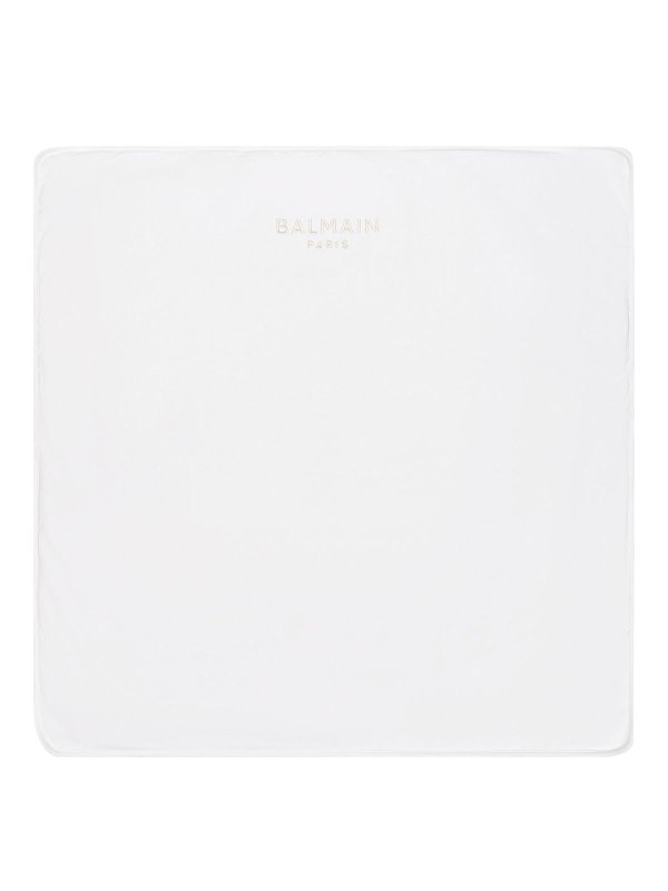Balmain: blankets & throws online - Blanket With Logo