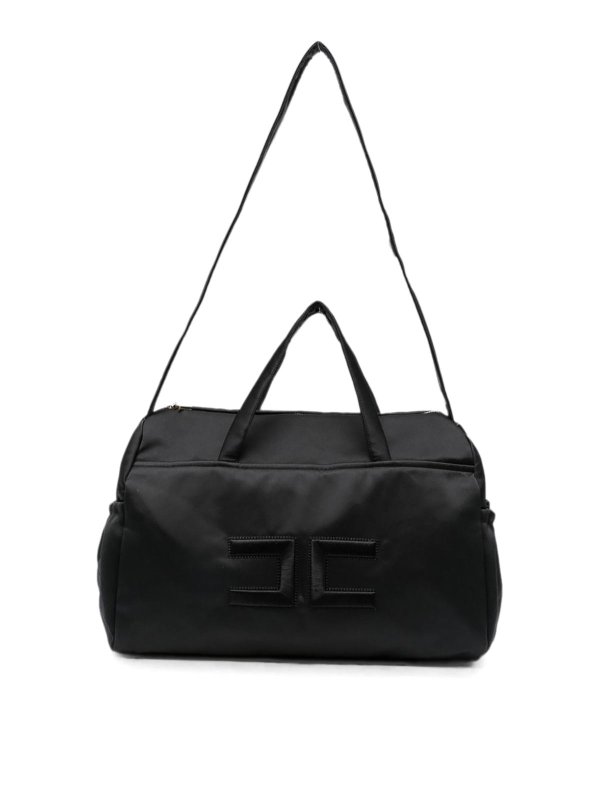 ELISABETTA FRANCHI: トートバッグ - トートバッグ - 黒