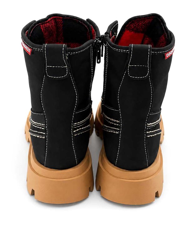 The Best Shops DSQUARED2: boots - Amphibians With Logo