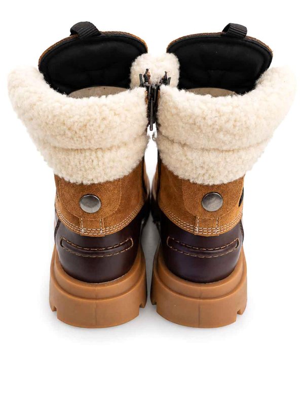 The Best Shops DSQUARED2: stivali - Anfibi Con Pelliccia