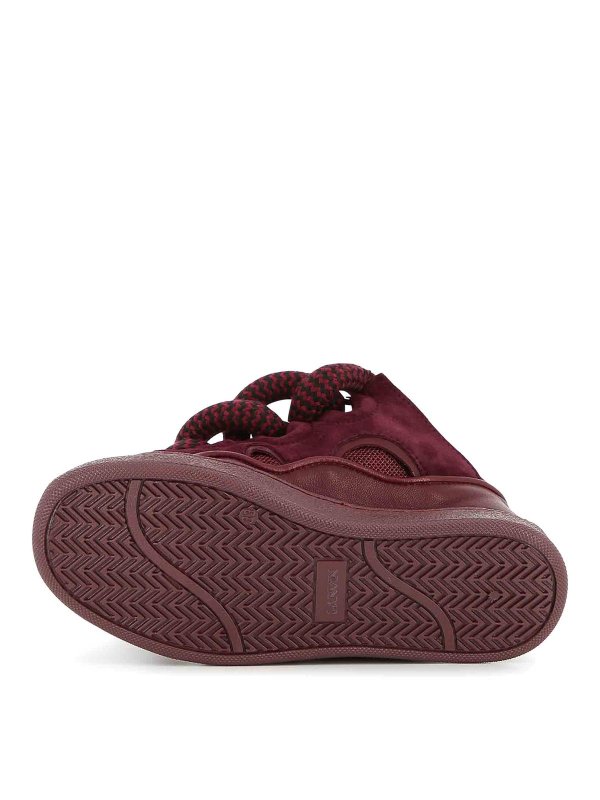 The Best Shops LANVIN: スニーカー - ダークレッド