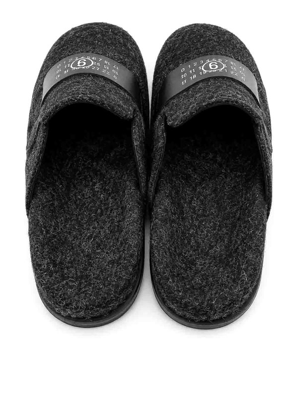 The Best Shops MM6 MAISON MARGIELA: ミュール - ミュール - 黒