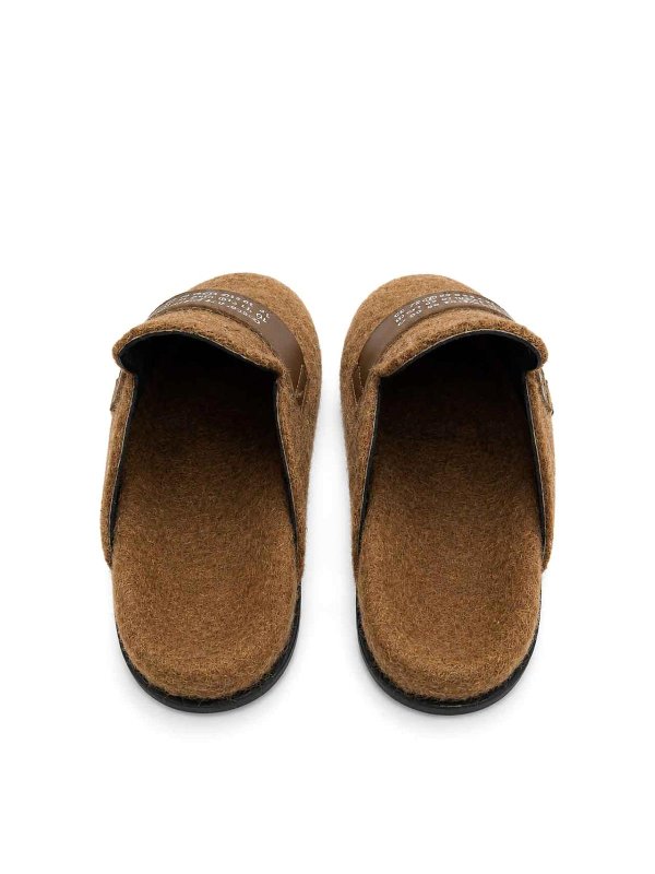 The Best Shops MM6 MAISON MARGIELA: ミュール - ミュール - ブラウン