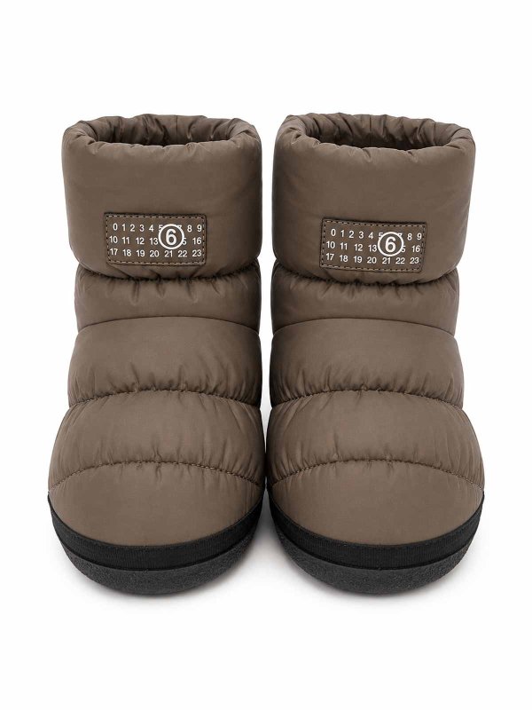 The Best Shops MM6 MAISON MARGIELA: ブーツ - ブーツ - ベージュ