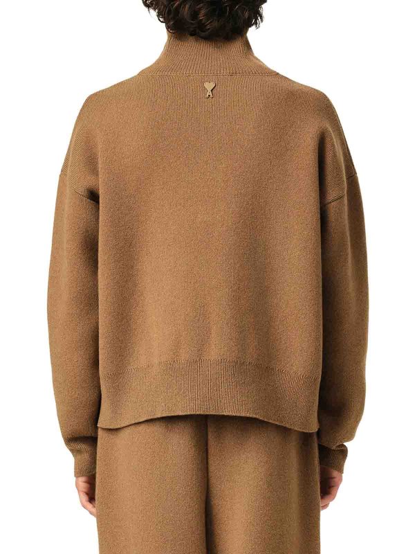 Polo - Marron shop online: AMI PARIS