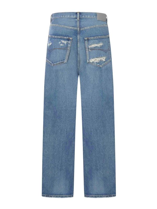 BALENCIAGA: ブーツカットジーンズ online - ブーツカットジーンズ - ブルー