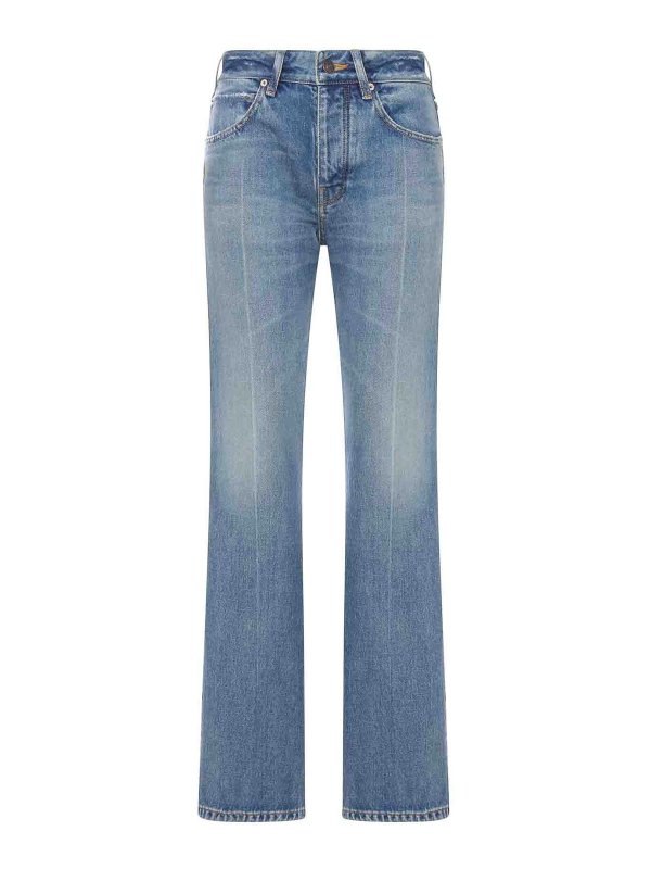 BALENCIAGA: Jeans Rectos - Vaqueros Rectos - Azul