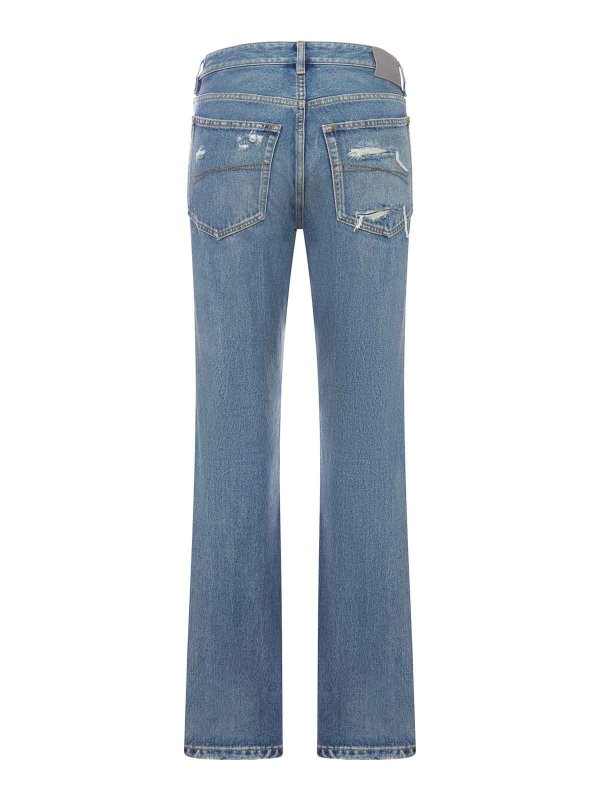 BALENCIAGA: Jeans Rectos online - Vaqueros Rectos - Azul