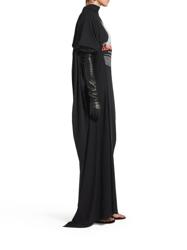 膝丈ドレス - 黒 shop online: BALENCIAGA