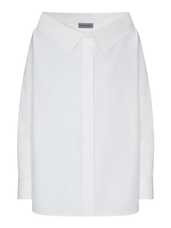 BALENCIAGA: シャツ - シャツ - 白