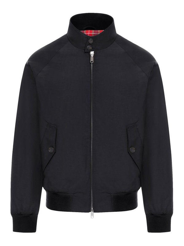 BARACUTA: ダウン・ハイテクジャケット - ダウンジャケット - 黒