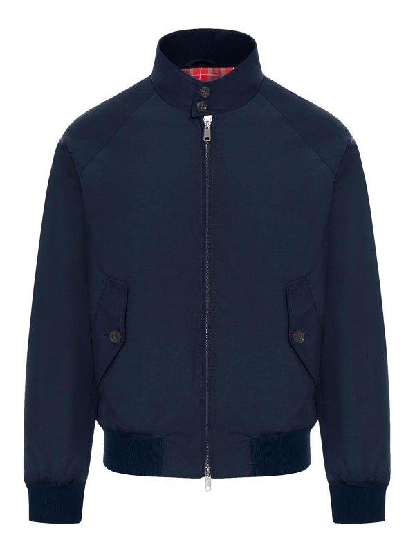 BARACUTA: ダウン・ハイテクジャケット - ダウンジャケット - ブルー