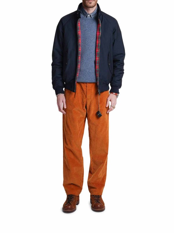 BARACUTA: ダウン・ハイテクジャケット online - ダウンジャケット - ブルー