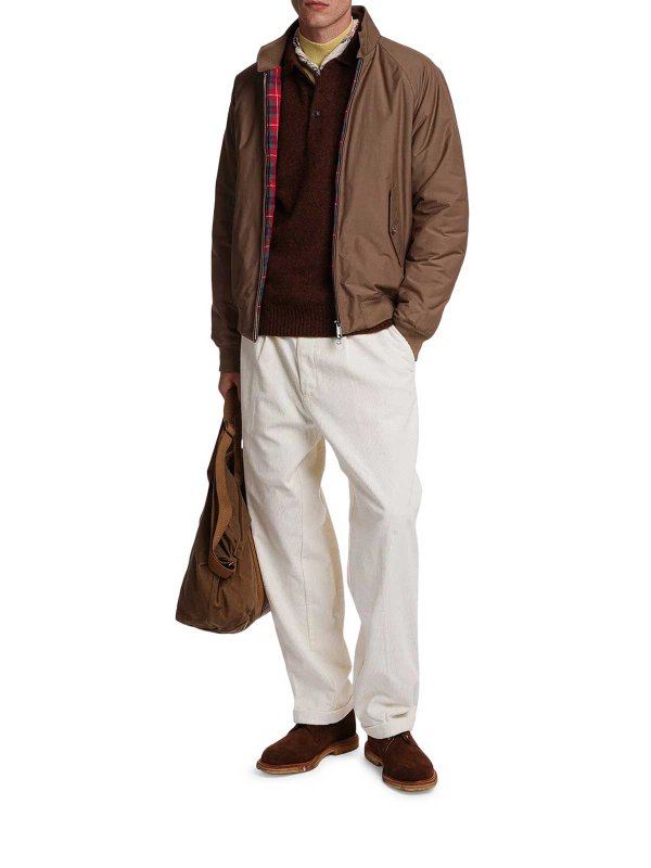 BARACUTA: ダウン・ハイテクジャケット online - ダウンジャケット - ブラウン