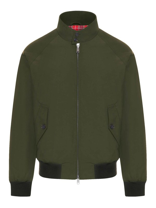 BARACUTA: ダウン・ハイテクジャケット - ダウンジャケット - 緑