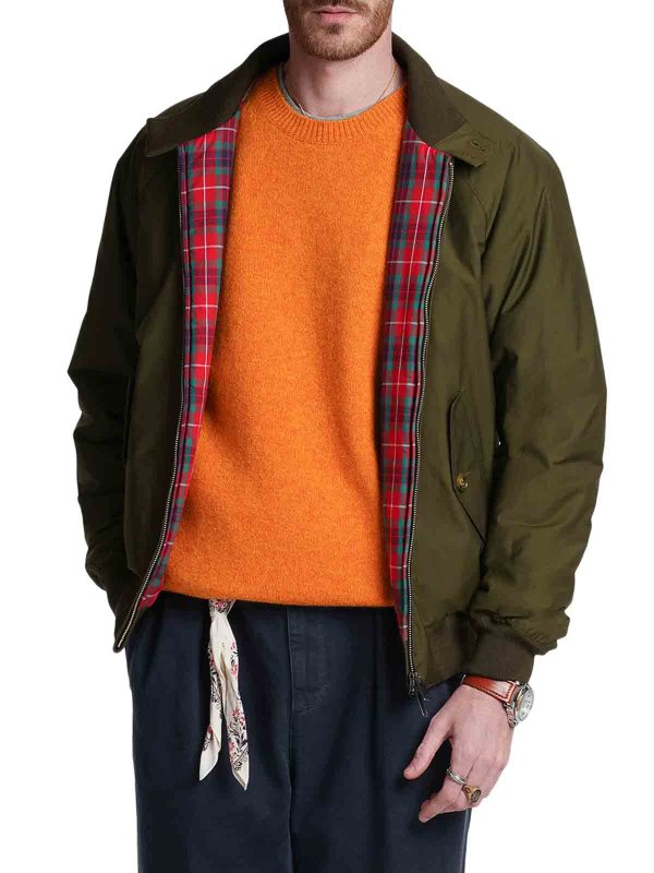 ダウンジャケット - 緑 shop online: BARACUTA