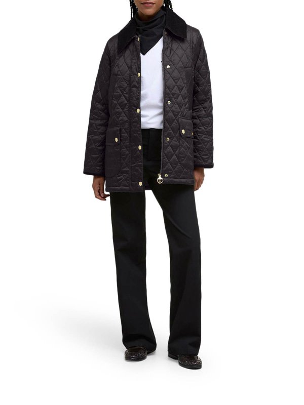 BARBOUR: padded jackets online - Modern Beadnell Quilted Jacket