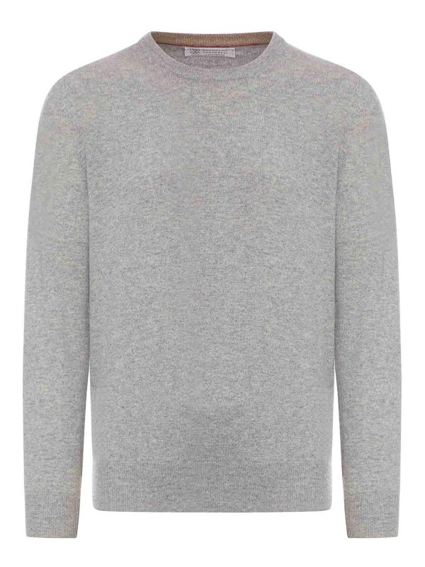 BRUNELLO CUCINELLI: クルーネック - クルーネック - グレー