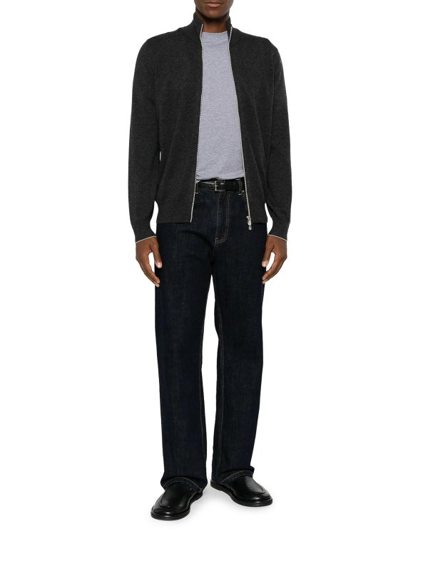BRUNELLO CUCINELLI: カーディガン online - カーディガン - グレー