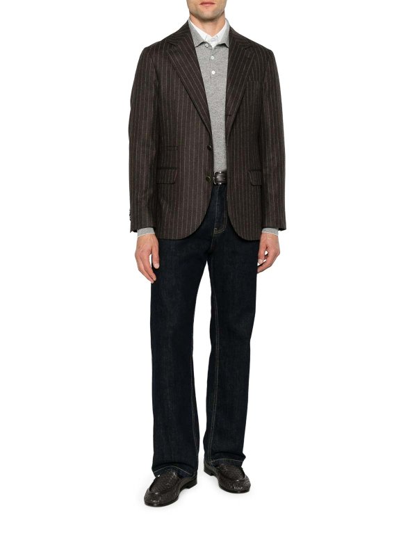 BRUNELLO CUCINELLI: ポロシャツ online - ポロシャツ - グレー