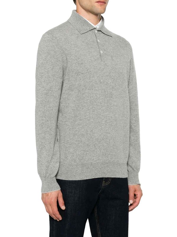 The Best Shops BRUNELLO CUCINELLI: ポロシャツ - ポロシャツ - グレー