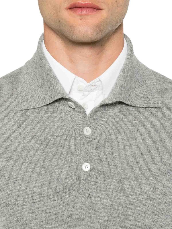 BRUNELLO CUCINELLI buy online ポロシャツ - グレー