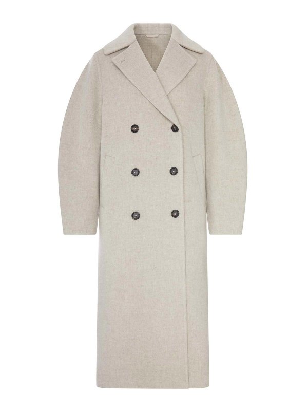 BRUNELLO CUCINELLI: カジュアルトラウザー - カジュアルパンツ - ブラウン