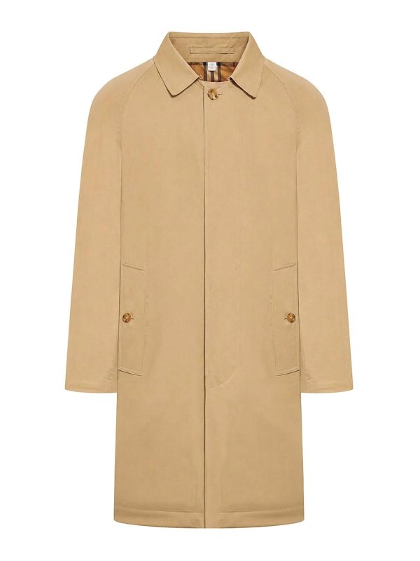 BURBERRY: ニーレングスコート - 膝丈コート - ヌードカラー