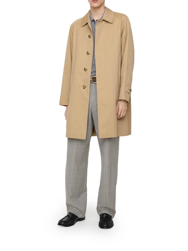 BURBERRY: ニーレングスコート online - 膝丈コート - ヌードカラー